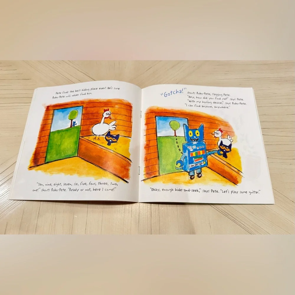 Pete the Cat Paperback Book Bundle – Firefighter Pete & Robo-Pete